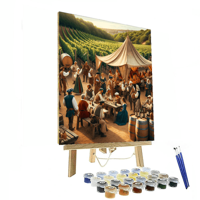 Fête De La Véraison - Châteauneuf-du-pape Numbered Painting Kits