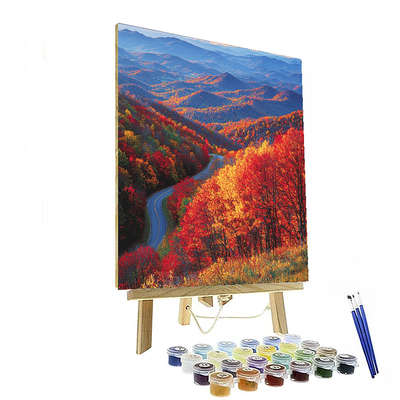 The Blue Ridge Parkway DIY Paint By Numbers