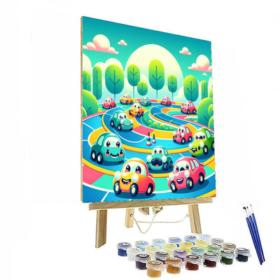 Cool Cars Painting By Numbers Kit