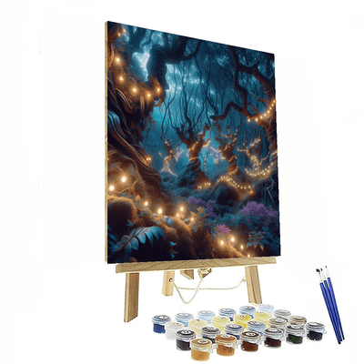 Fantasy Enchanted Forest Number Painting