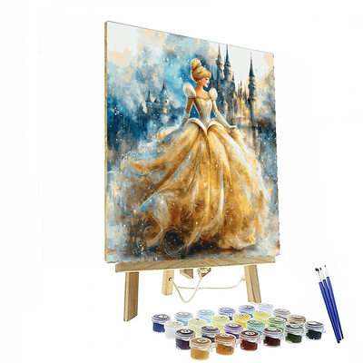 Cinderella's Dream Castle Bedroom Art - Disney Inspired Paint By Numbers Art