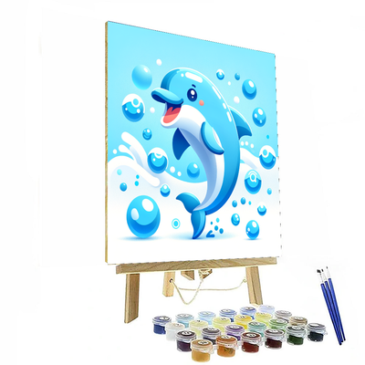 Bubble Fun Dolphin Paint By Color