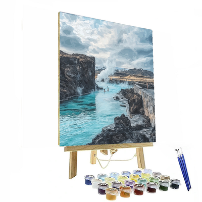 Myvatn Nature Baths - Northern Iceland Paint By Numbers Kits