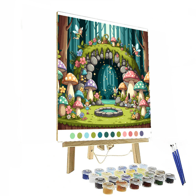 Secret Fairy Grotto Paint By Numbers Art