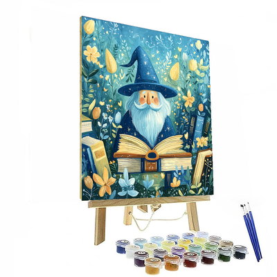 Merlin's Magical Teachings - Disney Inspired Paint By Numbers Art