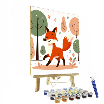 Adventure-seeking Fox Numbered Painting Kits