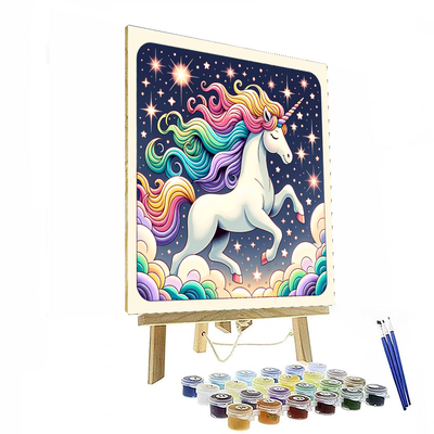 Starlight Unicorn DIY Paint By Numbers