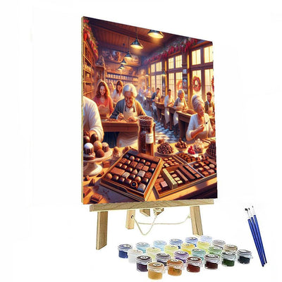 World Chocolate Day - Switzerland Painting Number Kit