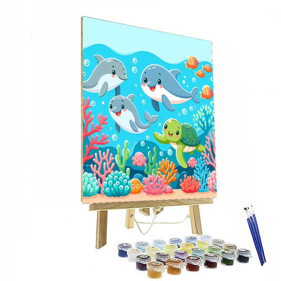 Underwater World Of Wonders Paint By Numbers Art