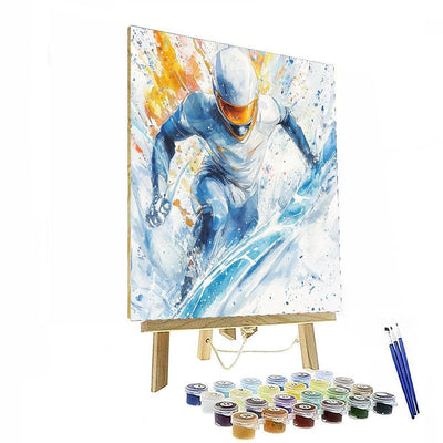 Frozone's Superhero Training - Disney Inspired Paint By Number