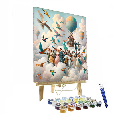 Adventure In The Clouds Paint By Color