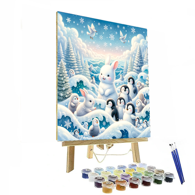 Charming Winter Creatures Paint By Numbers