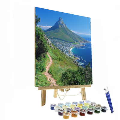 Table Mountain - Cape Town Paint By Numbers Art