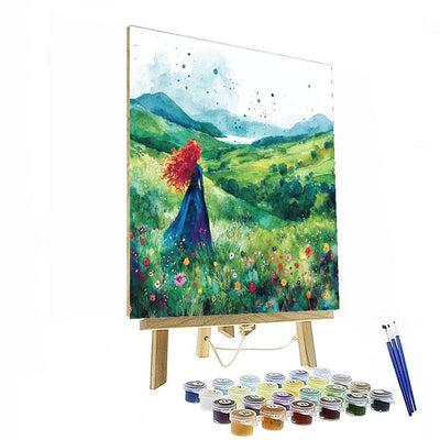 Brave Merida's Journey - Disney Inspired Paint By Numbers