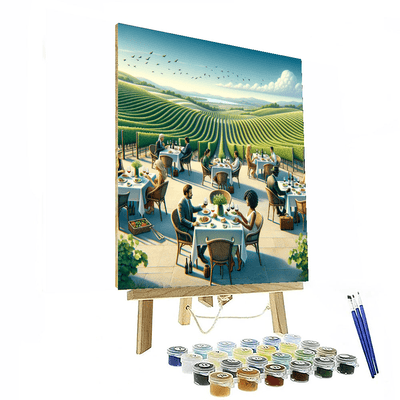 Napa Valley Wine Festival - Napa Valley Paint By Numbers Art