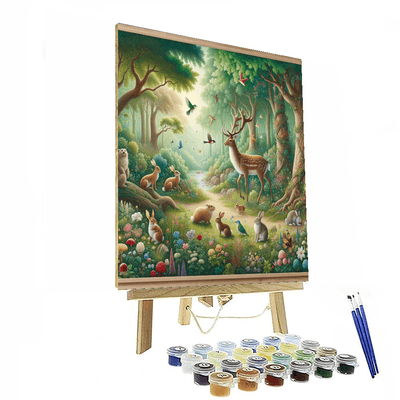 Happy Forest Friends Paint By Color