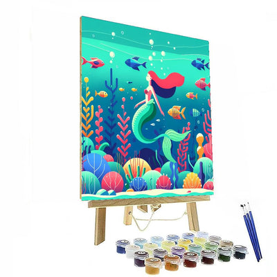 Tropical Lagoon Adventure DIY Paint By Numbers