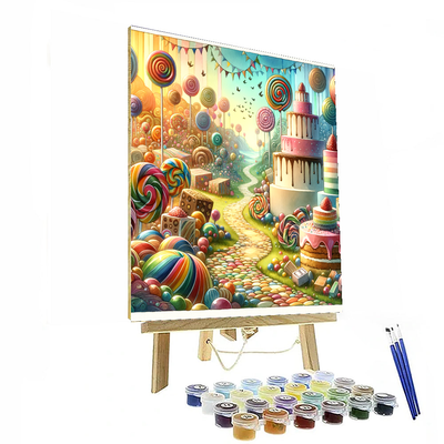 Adventures In Candy Land Paint By Numbers Kits