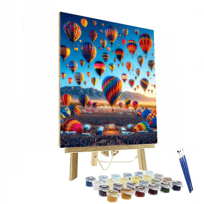 The International Balloon Fiesta - Usa Paint By Numbers