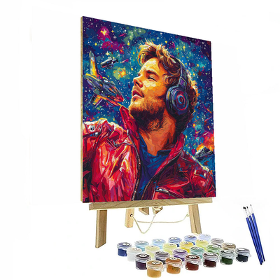 Chris Pratt: Guardians Of The Galaxy Star Paint By Number