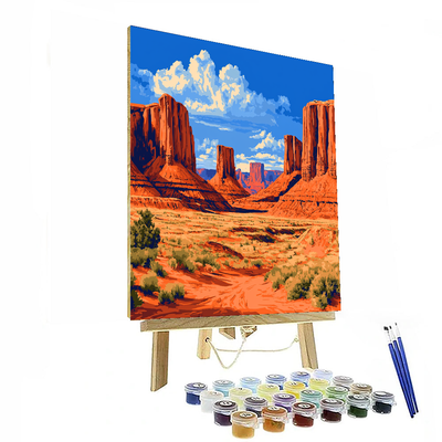 Sedona Red Rocks DIY Paint By Numbers