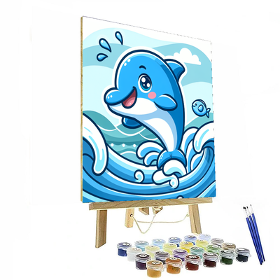 Daring Dolphin Paint By Numbers Kits