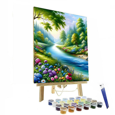 Enchanting Riverbend Numbered Painting Kits