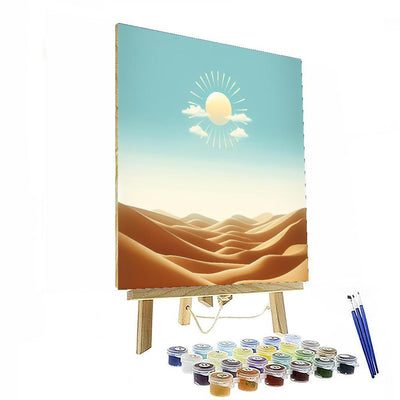 Tranquil Desert Escape Painting Number Kit