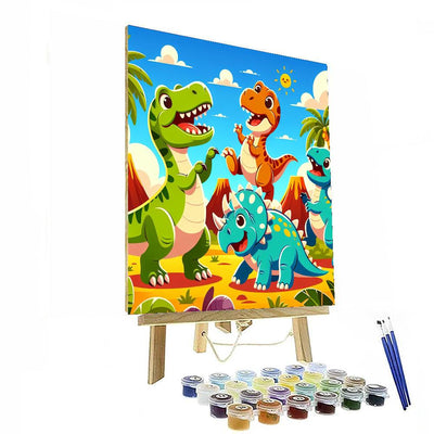 Whimsical Dino Discovery Paint By Color