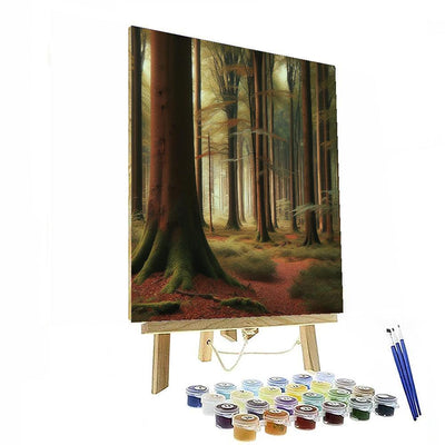 Rustic Woodland Walk DIY Paint By Numbers