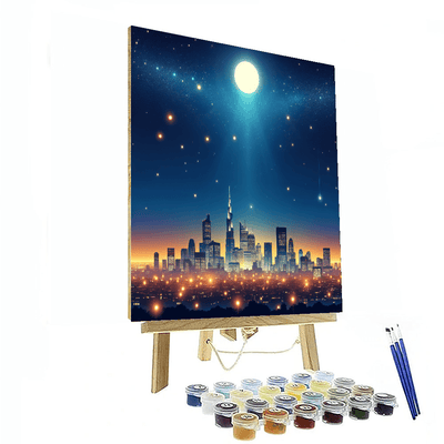 Starry Night Above The City Paint By Numbers Kits