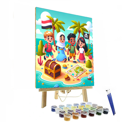 Adventure Island Explorers Paint By Numbers