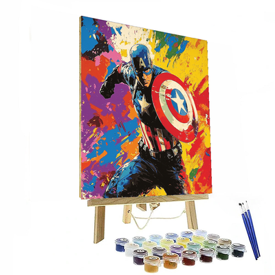 Chris Evans: The Heartfelt Captain America Paint By Number