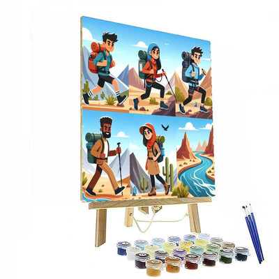 Wild Wanderlust Painting Number Kit
