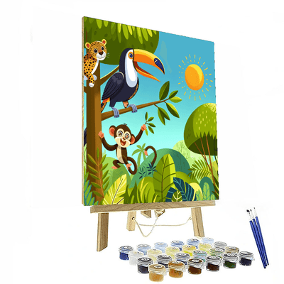 Wild Jungle Adventure DIY Paint By Numbers