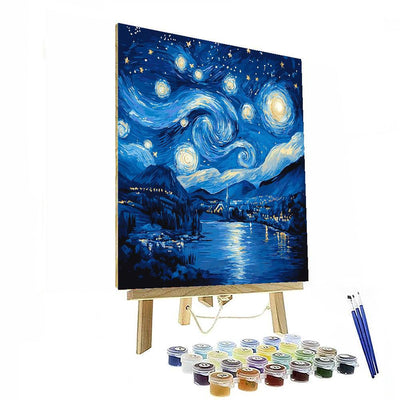 Van Gogh Inspired Starlight Serenade  Painting By Numbers Kit