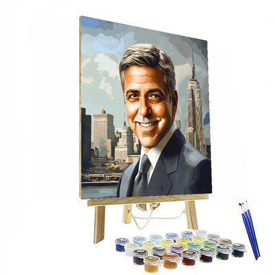 George Clooney: Classic Charisma Unbound Painting Number Kit