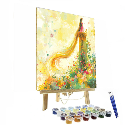 Rapunzel's Sunlit Dream - Disney Inspired Numbered Painting Kits