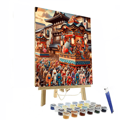 Gion Matsuri - Kyoto Paint By Color