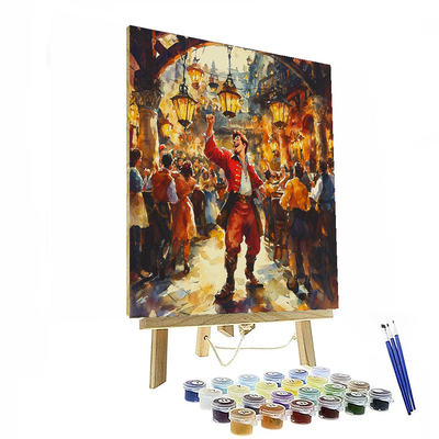 Gaston’s Bold Challenge - Disney Inspired Paint By Numbers Art