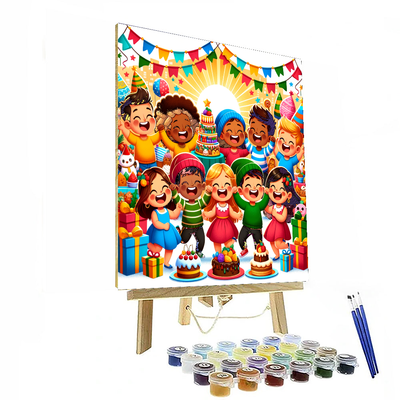 Jolly Holiday Celebration Paint By Color