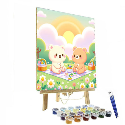 Cuddly Bears Paint By Number