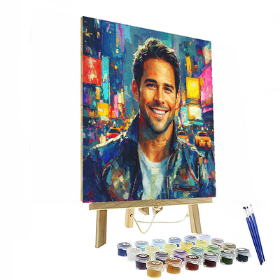 Ryan Reynolds: The Humorous Heart Of Deadpool Paint By Numbers