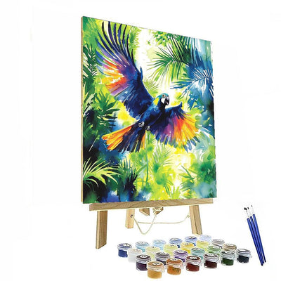 Zazu's Jungle Adventure - Disney Inspired Paint By Numbers Art