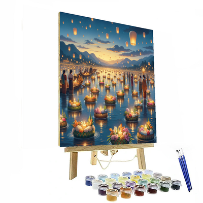 Loi Krathong - Thailand Paint By Numbers