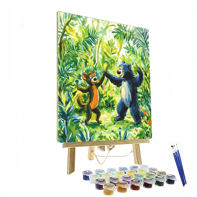 The Jungle Book's Jungle Rhythms - Disney Inspired Paint By Numbers Art