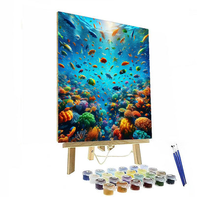 Underwater Wonder World Painting By Numbers Kit