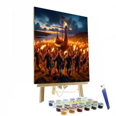 Up Helly Aa Fire Festival - Scotland DIY Paint By Numbers