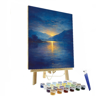 J.M.W. Turner Inspired The Magic Of Nightfall  Paint By Numbers Art