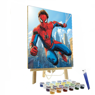 Tom Holland: Swinging Through The Web Of Spider-man Paint By Numbers Kits